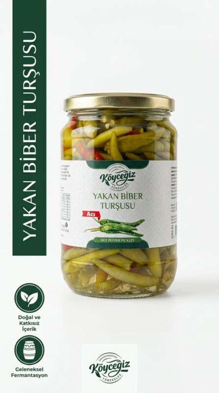 Kb Köyceğiz Yöresel Acı Biber Turşusu 680 Gr
