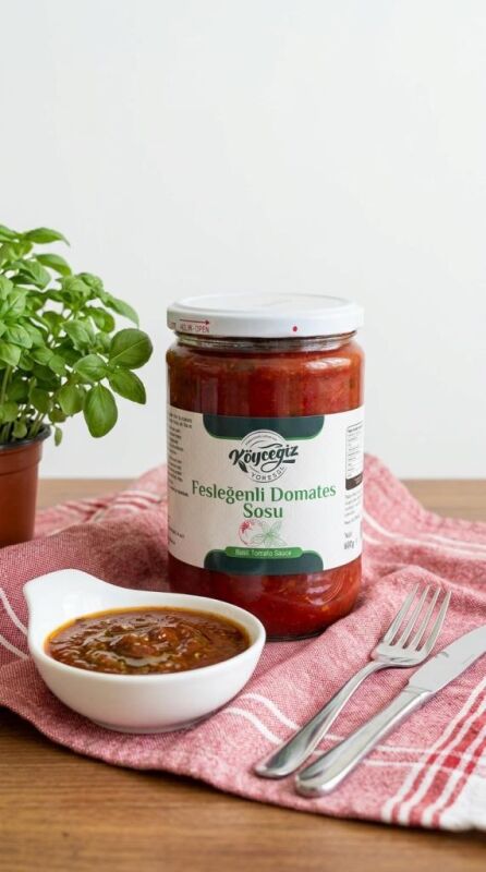 Kb Köyceğiz Yöresel Fesleğenli Domates Sosu 600 G