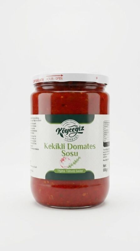 Kb Köyceğiz Yöresel Kekikli Domates Sosu 600 G