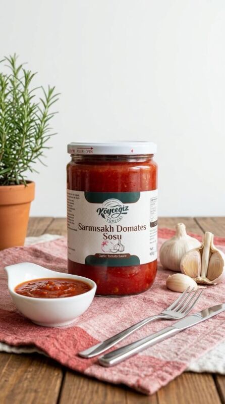 Kb Köyceğiz Yöresel Sarımsaklı Domates Sosu 600 G