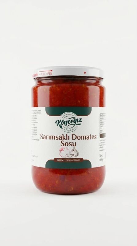Kb Köyceğiz Yöresel Sarımsaklı Domates Sosu 600 G