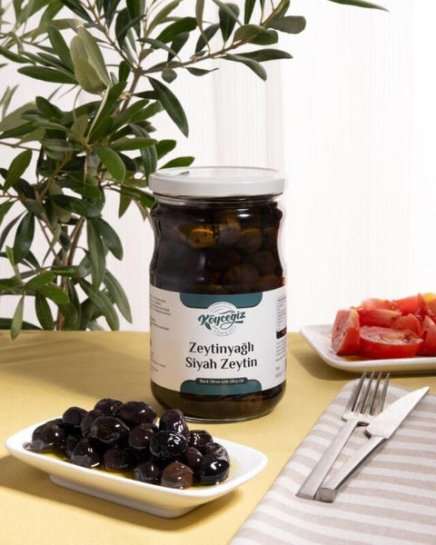 Kb Köyceğiz Yöresel Sofralık Siyah Zeytin 600 G Cam Kavanoz
