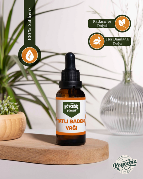 Kb Köyceğiz Yöresel Tatlı Badem Yağı 30 ML
