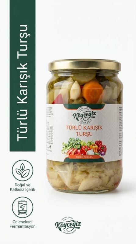 Kb Köyceğiz Yöresel Türlü Karışık Turşu 680 Gr