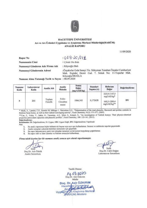 Kb Köyceğiz Balı Çörekotu Balı 660 G Kavanoz